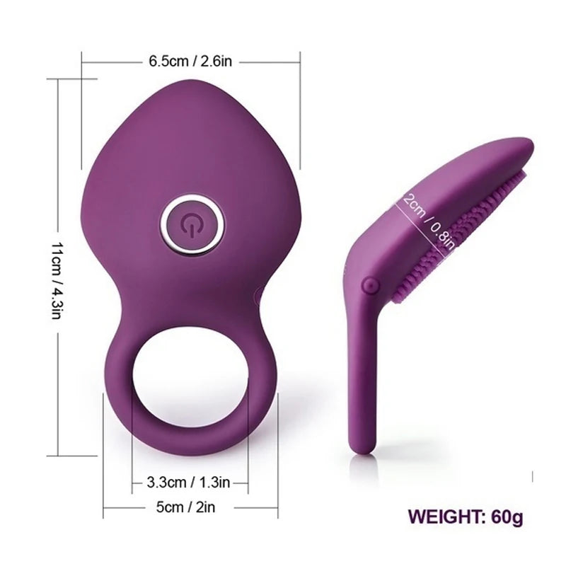 Penis Ring Men Cockring For Male Vibrating Clitoris Vibrator Delayed Premature Ejaculation for Couples Rings Sex Toys Stimulator