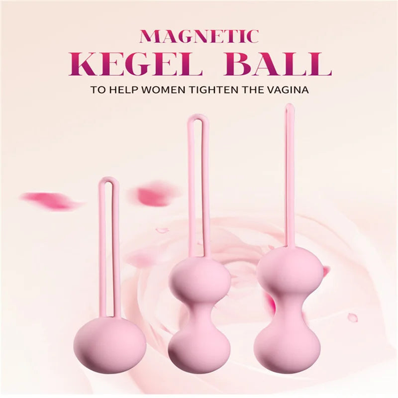Medical Silicone Kegel Balls Exercise Tightening Device Balls Safe Ben Wa Ball for Women Vaginal massager Adult toy No Vibrator