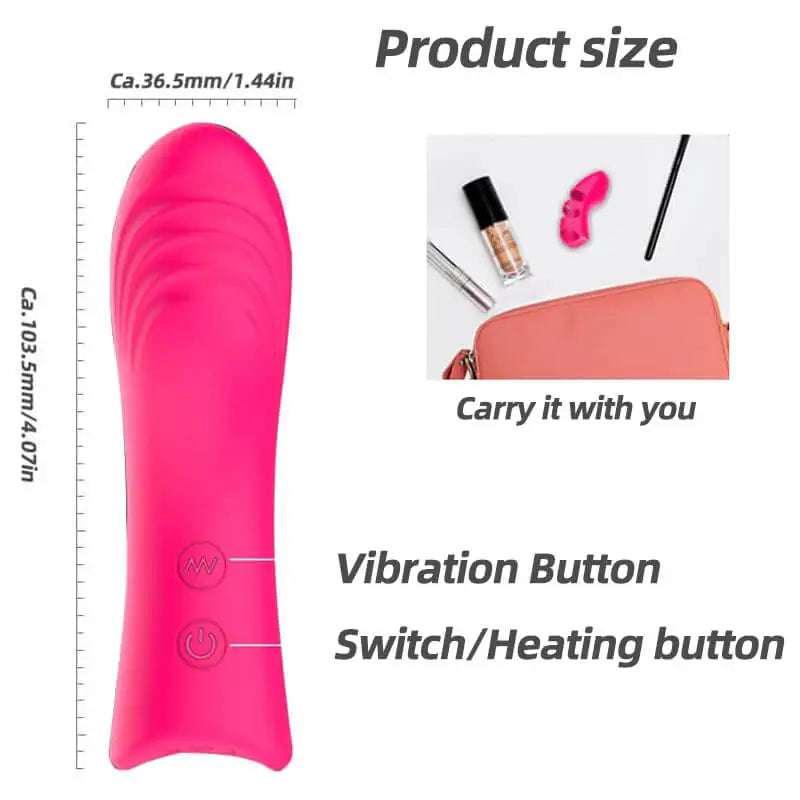 10-Speed Silicone Waterproof Finger Vibrator for Women Couples G Spot Clitoral Stimulation