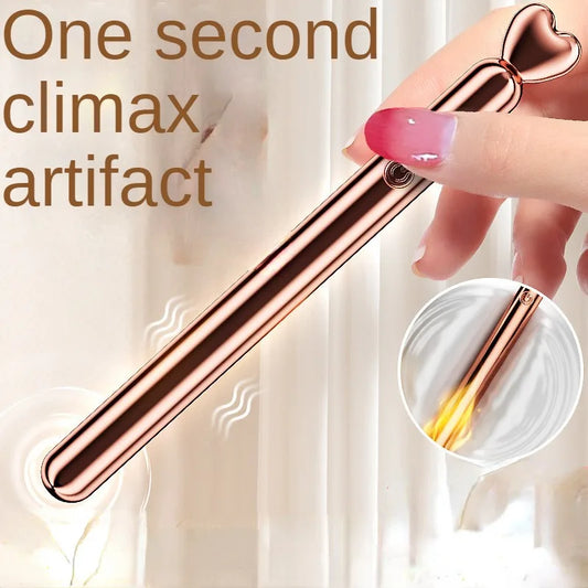 Metal Flirting Stick Vibrator For Couple Women Clitoris Stimulator Vibrating Plug Anal Sex Toy For Beginners Anus Openner
