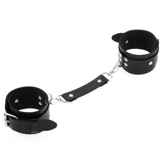Punk Exaggerated Personality Non-Mainstream Bondage Handcuffs Goth Creative PU Leather Bracelet